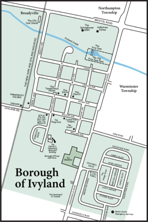 Ivyland-Borough-Map