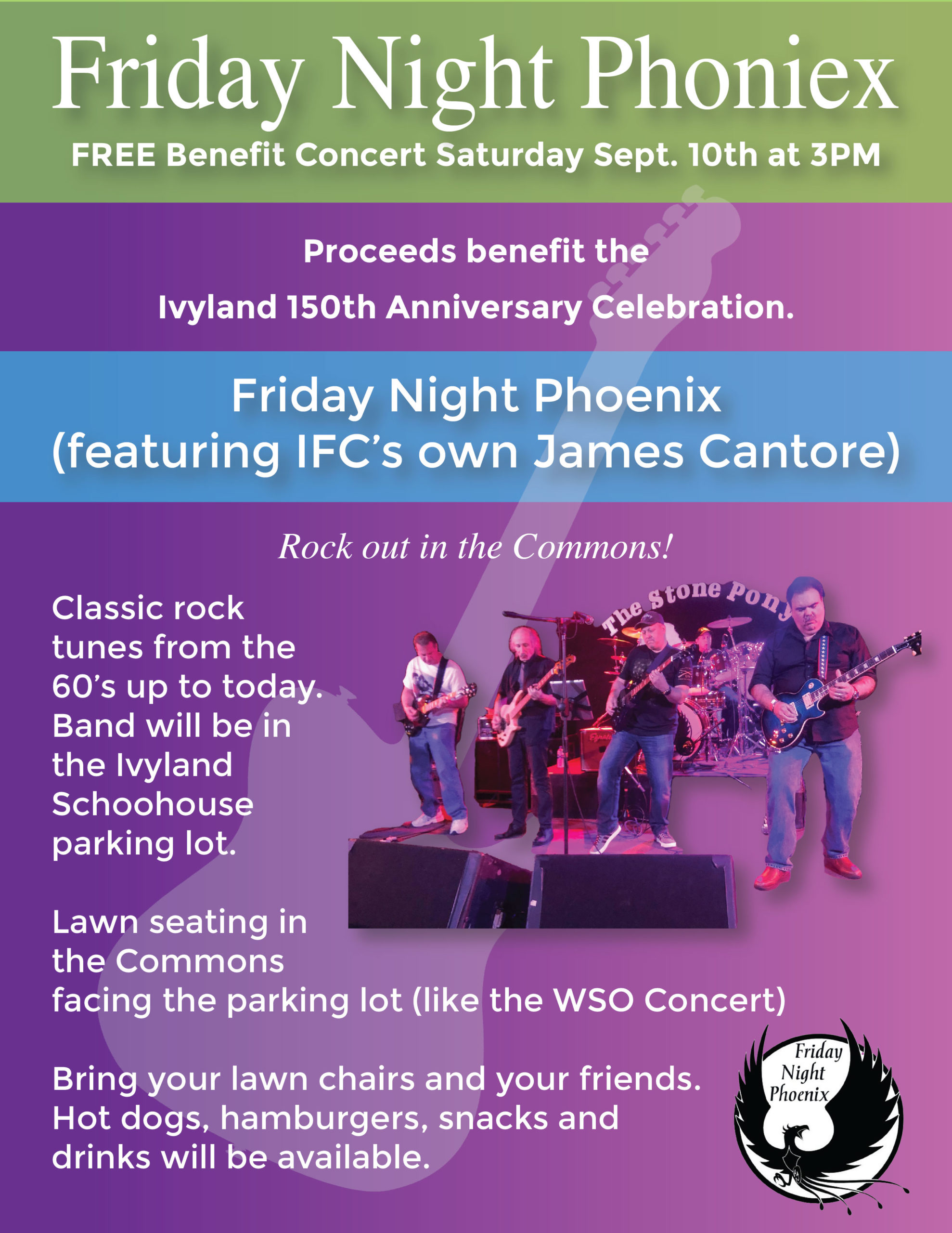 FREE Classic Rock Concert in the Park – Ivyland Borough